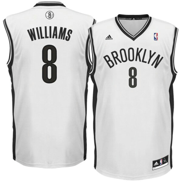 Maillot nba Brooklyn Nets 2019 Homme Deron Williams 8 Blanc