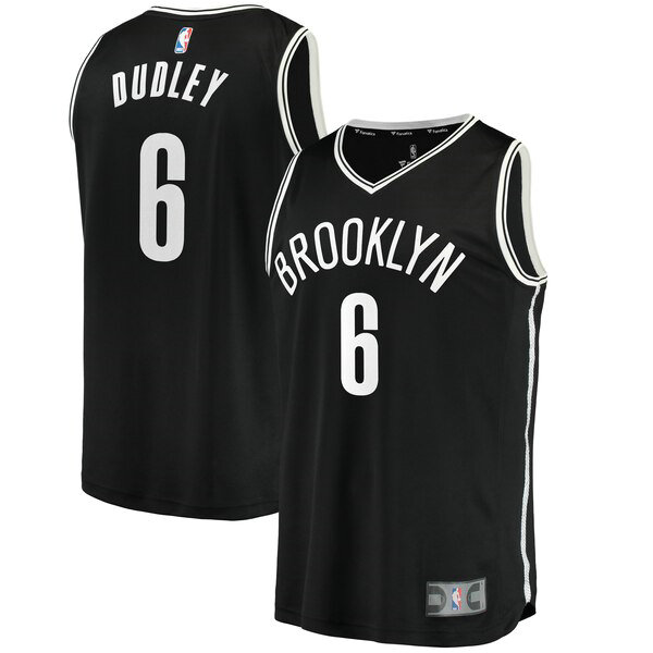 Maillot nba Brooklyn Nets 2019 Homme Jared Dudley 6 Noir