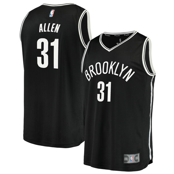 Maillot nba Brooklyn Nets 2019 Homme Jarrett Allen 31 Noir