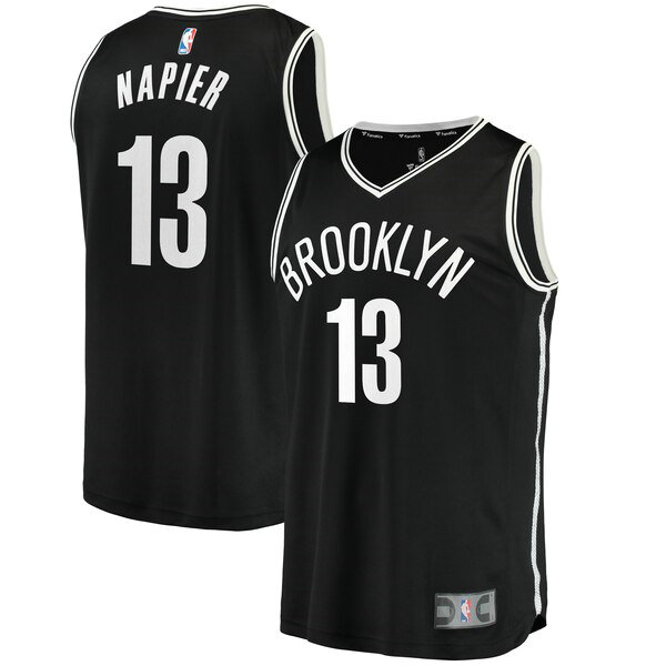 Maillot nba Brooklyn Nets 2019 Homme Shabazz Napier 13 Noir