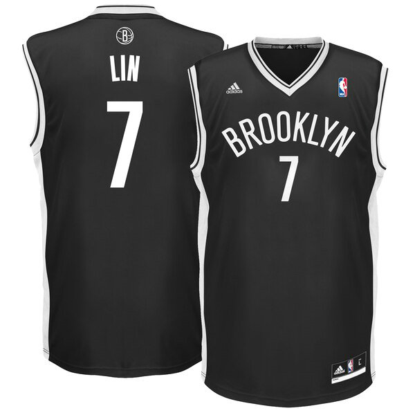 Maillot nba Brooklyn Nets 2019 Homme Jeremy Lin 7 Noir