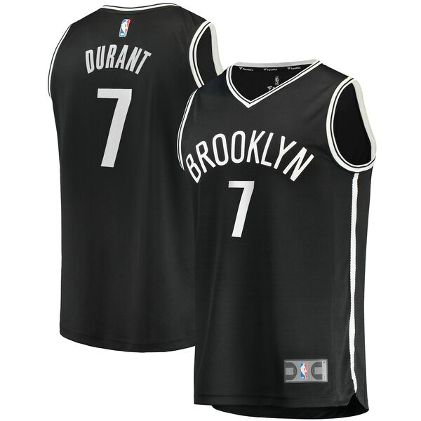 Maillot nba Brooklyn Nets 2019 Homme Kevin Durant 7 Noir