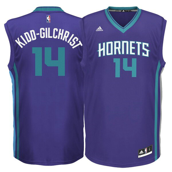 Maillot nba Charlotte Hornets 2019 Homme Kidd-Gilchrist 14 Pourpre