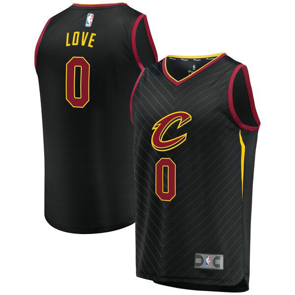 Maillot nba Cleveland Cavaliers 2019-2020 Homme Kevin Love 0 Noir