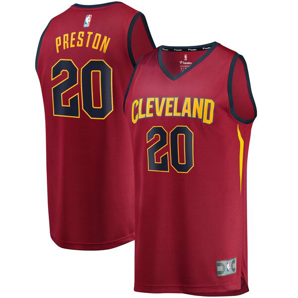 Maillot nba Cleveland Cavaliers 2019 Homme Billy Preston 20 Rouge