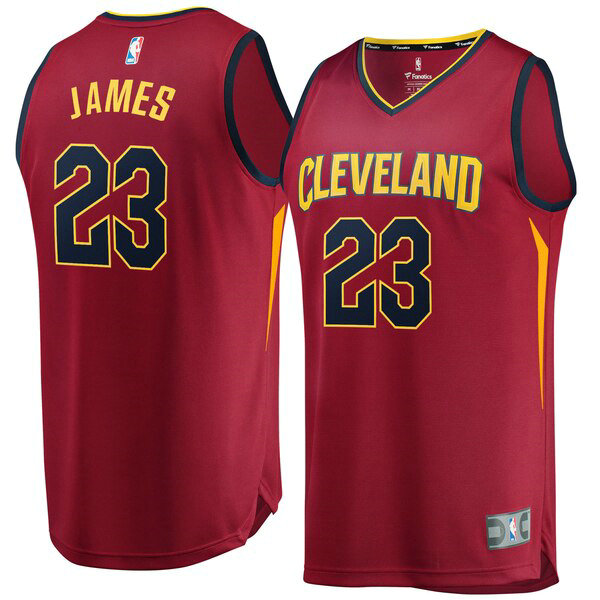 Maillot nba Cleveland Cavaliers 2003-2004 Homme LeBron James 23 Rouge
