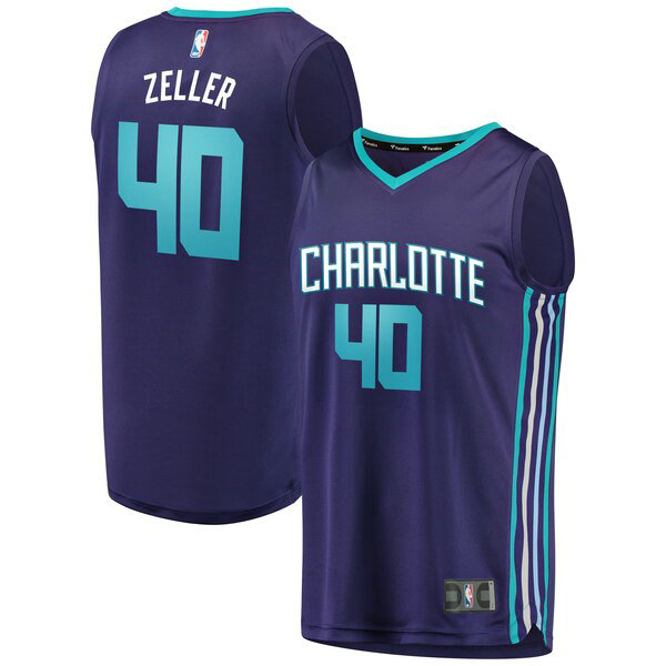 Maillot nba Charlotte Hornets 2019-2020 Homme Cody Zeller 40 Pourpre