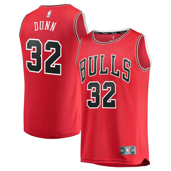 Maillot nba Chicago Bulls 2019 Homme Kris Dunn 32 Rouge