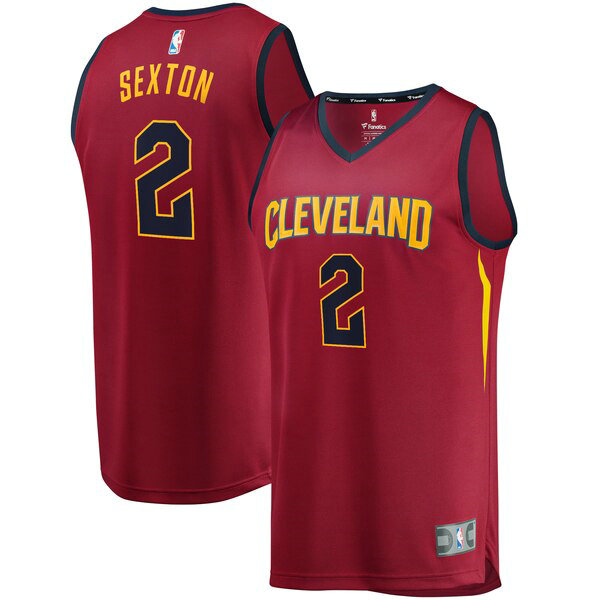 Maillot nba Cleveland Cavaliers 2019 Homme Collin Sexton 2 Rouge