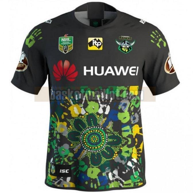 Maillot de foot rugby nba Homme Canberra Raiders 2018 Indigenous