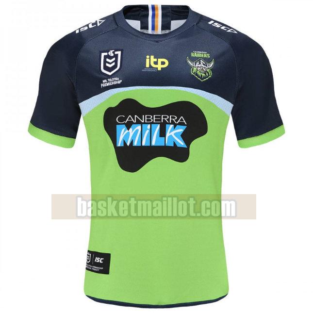 Maillot de foot rugby nba Homme Canberra Raiders 2021 Domicile