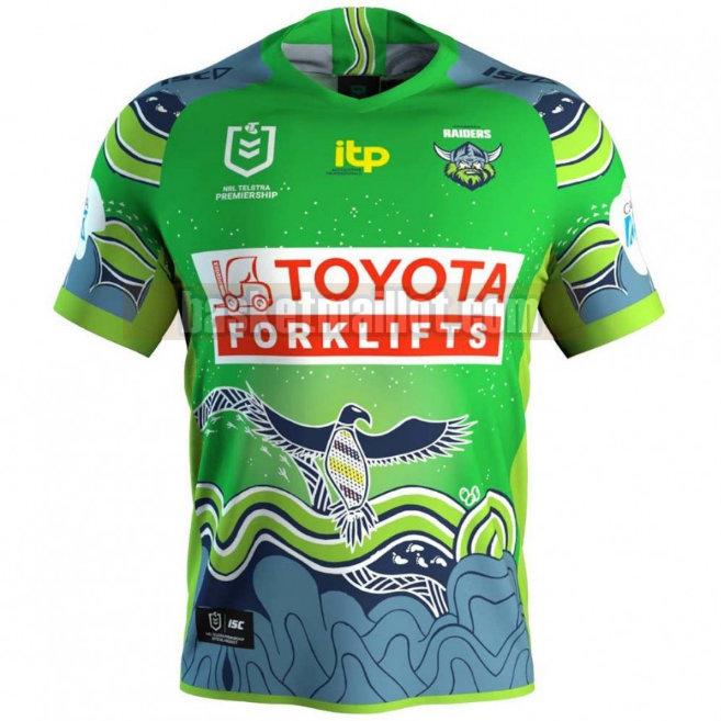 Maillot de foot rugby nba Homme Canberra Raiders 2021 Indigenous