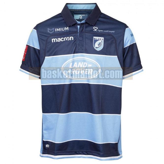Maillot de foot rugby nba Homme Cardiff Blues 2018-2019 Domicile