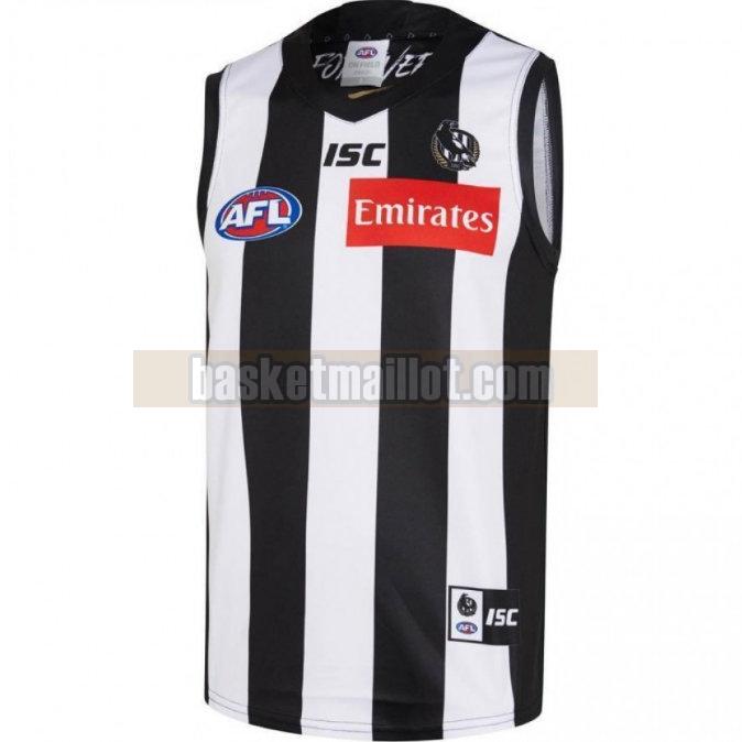 Maillot de foot rugby nba Homme Collingwood Magpies 2019 Domicile