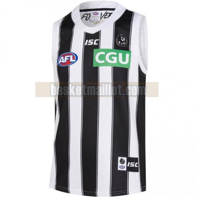 Maillot de foot rugby nba Homme Collingwood Magpies 2019 Guernsey