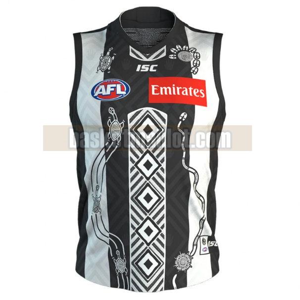Maillot de foot rugby nba Homme Collingwood Magpies 2020 Indigenous Guernsey