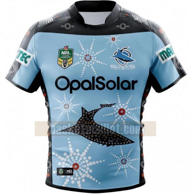 Maillot de foot rugby nba Homme Cronulla Sutherland Sharks 2018 Indigenous