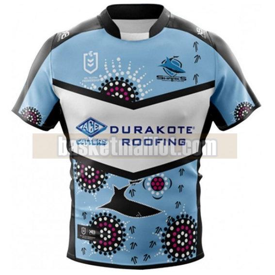 Maillot de foot rugby nba Homme Cronulla Sutherland Sharks 2019 Indigenous