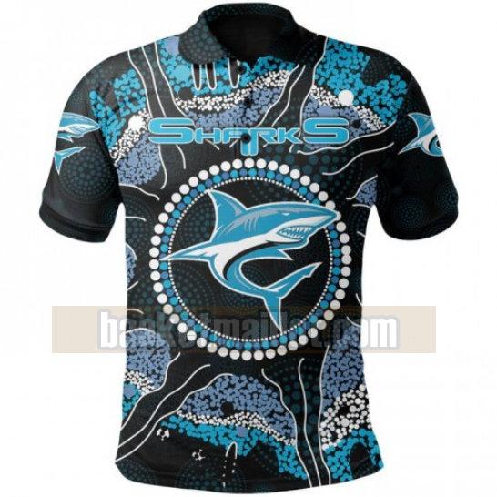 Maillot de foot rugby nba Homme Cronulla Sutherland Sharks 2021 Indigenous