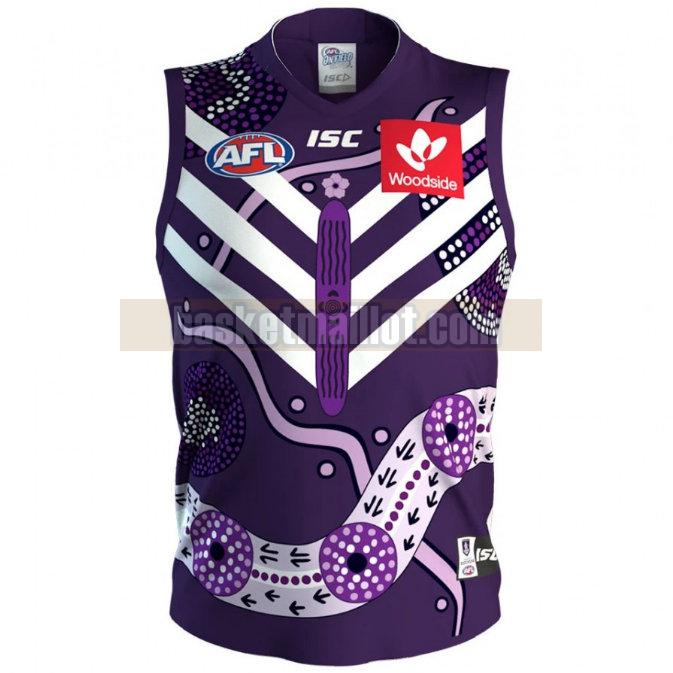 Maillot de foot rugby nba Homme Fremantle Dockers 2020 Indigenous Guernsey