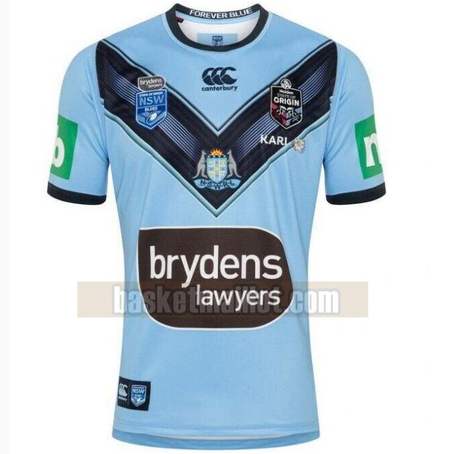 Maillot de foot rugby nba Homme NSW Blues 2020 Domicile