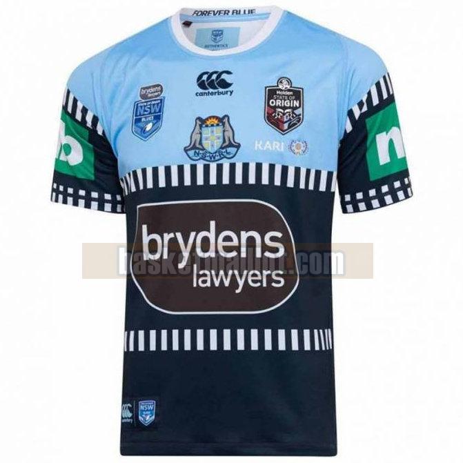 Maillot de foot rugby nba Homme NSW Blues 2020 Exterieur