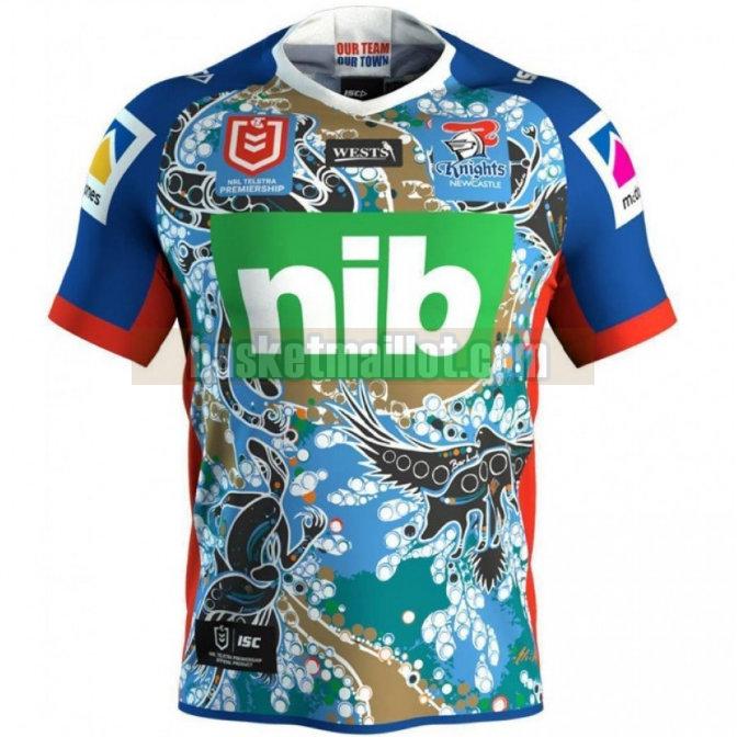 Maillot de foot rugby nba Homme Newcastle Knights 2019 Indigenous
