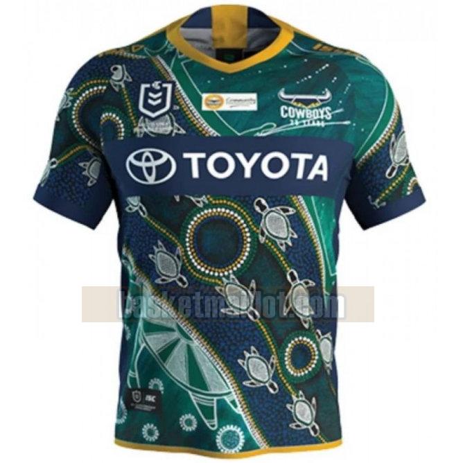 Maillot de foot rugby nba Homme North Queensland Cowboys 2020 Indigenous
