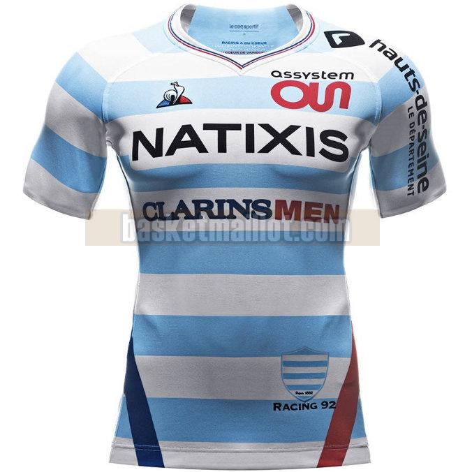 Maillot de foot rugby nba Homme Racing 92 2018-19 Domicile