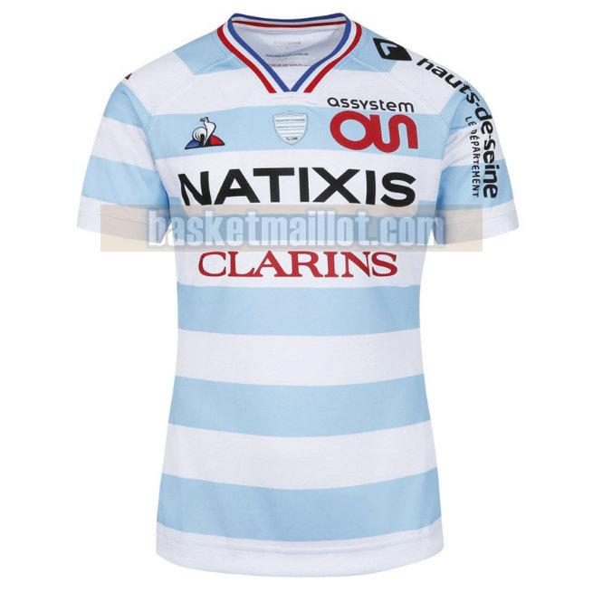 Maillot de foot rugby nba Homme Racing 92 2020-2021 Domicile
