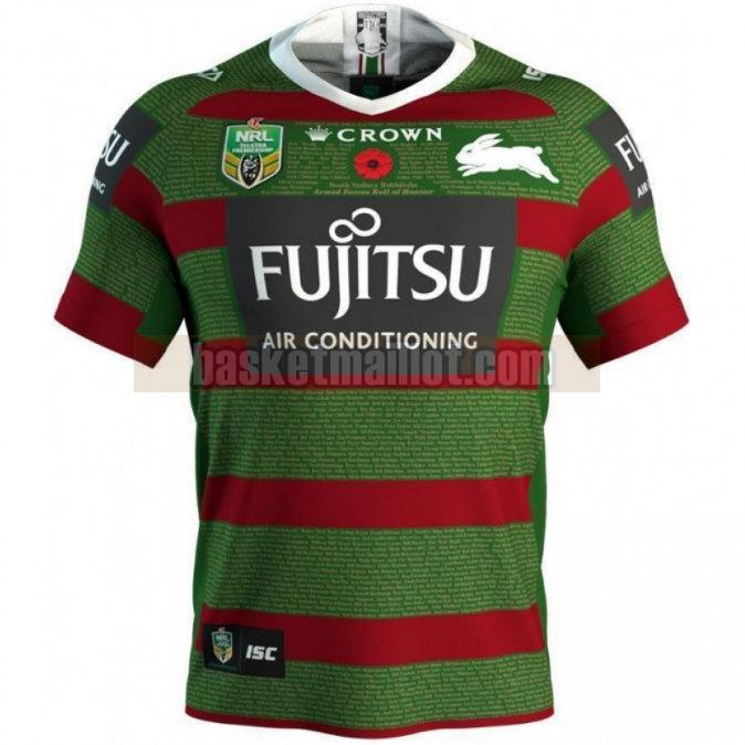 Maillot de foot rugby nba Homme South Sydney Rabbitohs 2018 Commemorative