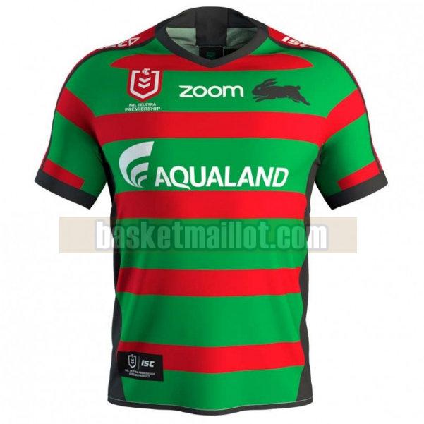 Maillot de foot rugby nba Homme South Sydney Rabbitohs 2019 Domicile