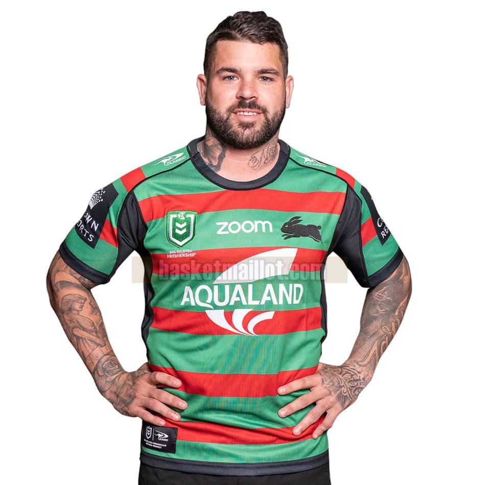 Maillot de foot rugby nba Homme South Sydney Rabbitohs 2021 Domicile