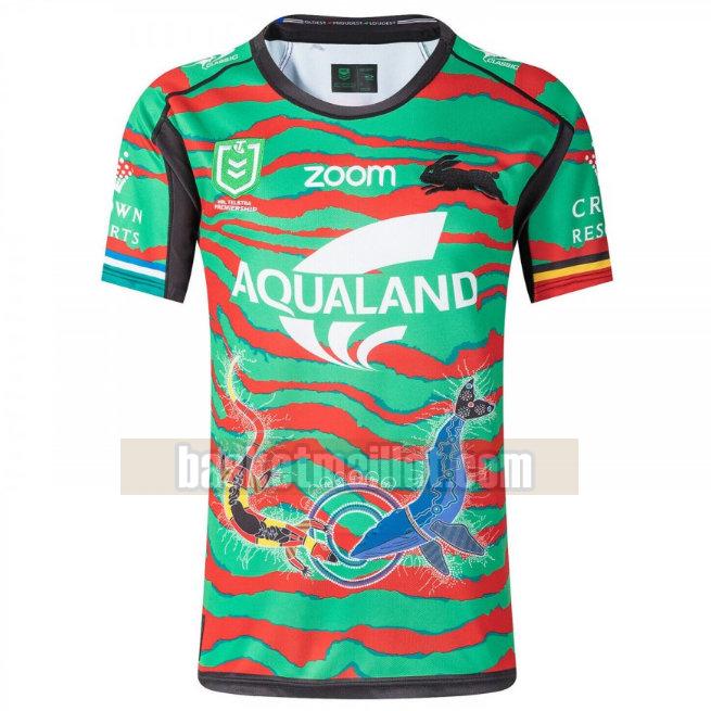 Maillot de foot rugby nba Homme South Sydney Rabbitohs 2021 Indigenous