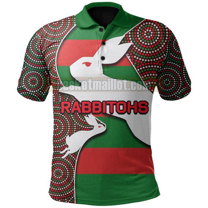 Maillot de foot rugby nba Homme South Sydney Rabbitohs 2021 Polo