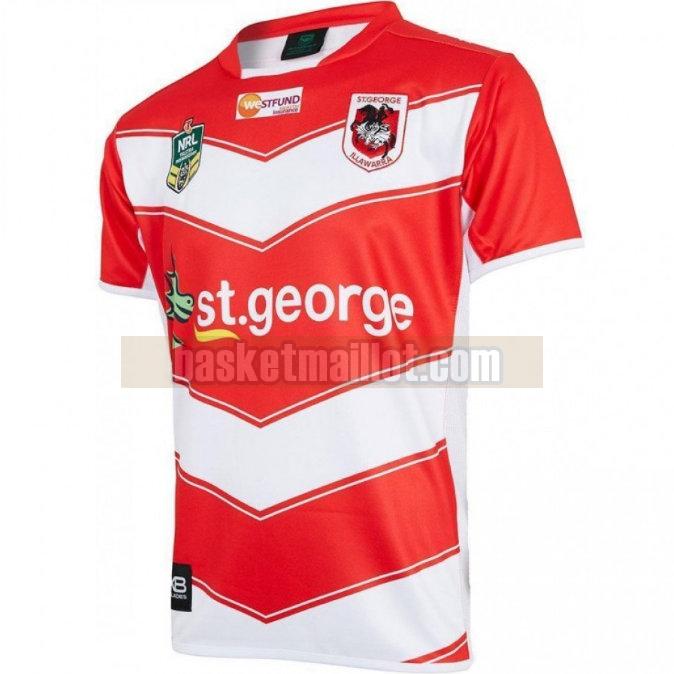 Maillot de foot rugby nba Homme St George Illawarra Dragons 2018 Exterieur