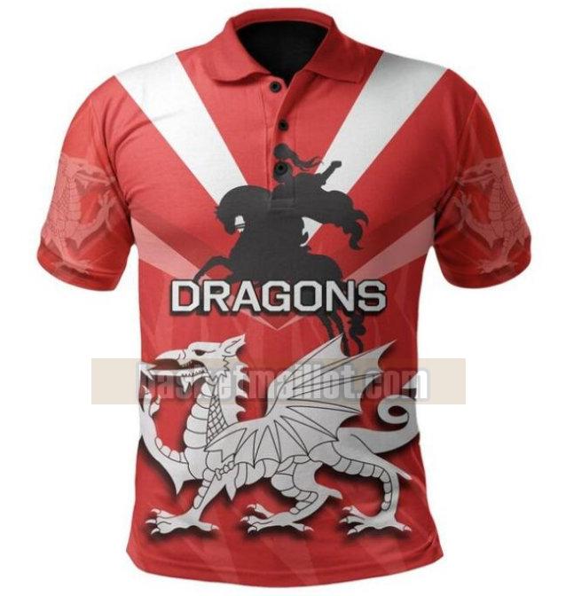 Maillot de foot rugby nba Homme St George Illawarra Dragons 2020 Polo