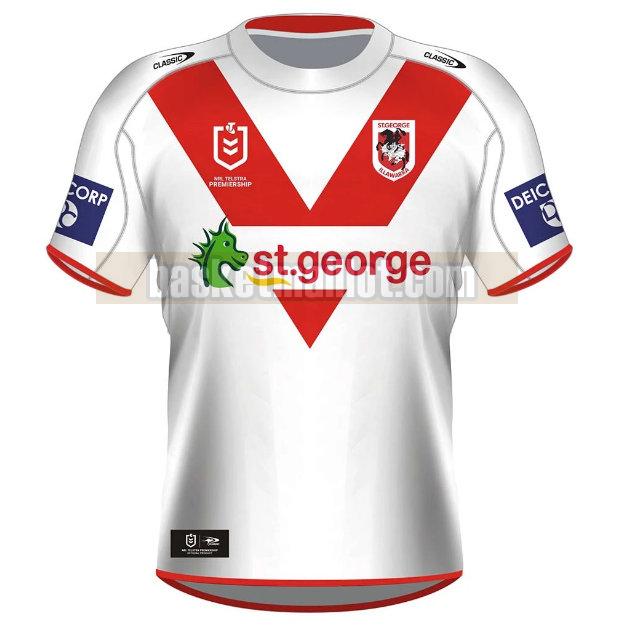 Maillot de foot rugby nba Homme St George Illawarra Dragons 2021 Domicile