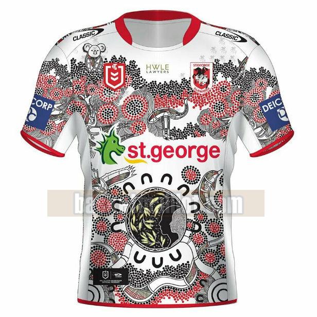 Maillot de foot rugby nba Homme St George Illawarra Dragons 2021 Indigenous