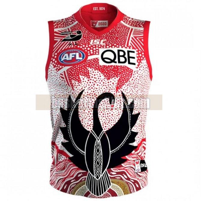 Maillot de foot rugby nba Homme Sydney Swans 2020 Indigenous