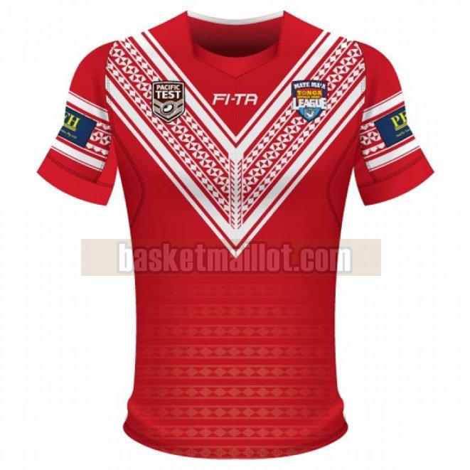 Maillot de foot rugby nba Homme Tonga 2018 Domicile