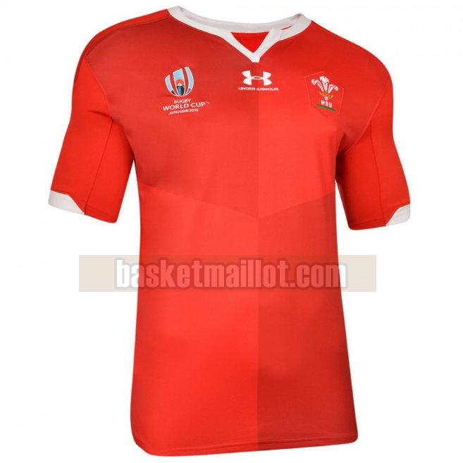 Maillot de foot rugby nba Homme Wales 2019-20 Domicile