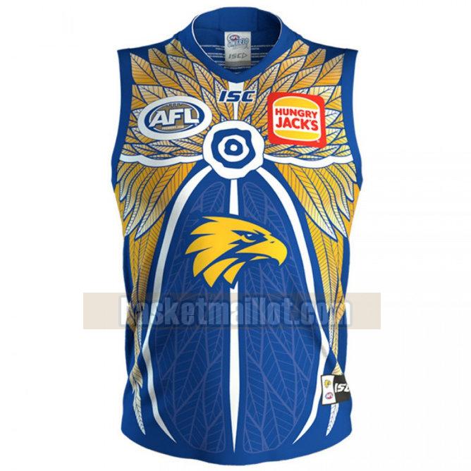 Maillot de foot rugby nba Homme West Coast Eagles 2019 Indigenous