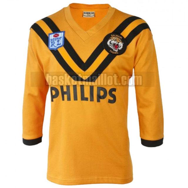 Maillot de foot rugby nba Homme Wests Tigers 1989 Formazione