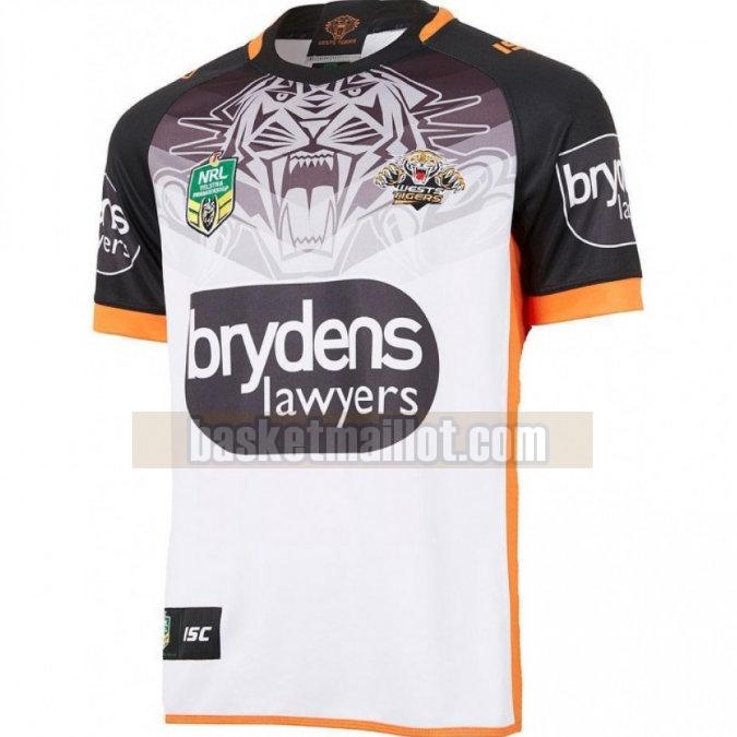 Maillot de foot rugby nba Homme Wests Tigers 2018 Exterieur