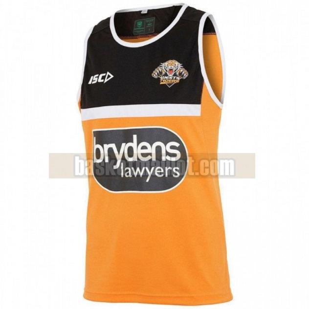 Maillot de foot rugby nba Homme Wests Tigers 2018 Formazione