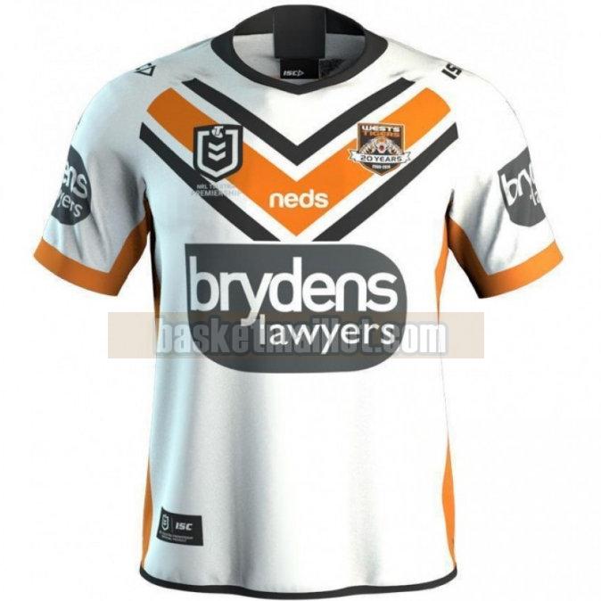 Maillot de foot rugby nba Homme Wests Tigers 2019 Exterieur