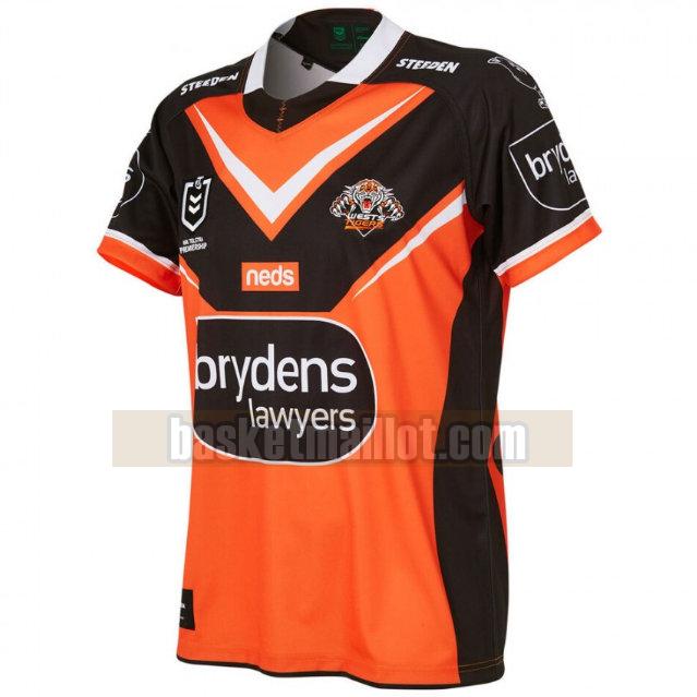 Maillot de foot rugby nba Homme Wests Tigers 2021 Exterieur