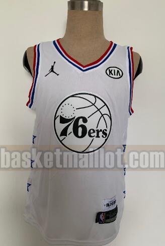 Maillot nba All Star 2018 Homme Ben Simmons 25 Blanc