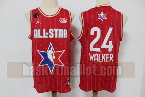 Maillot nba All Star 2020 Homme Kemba Walker 24 Rouge